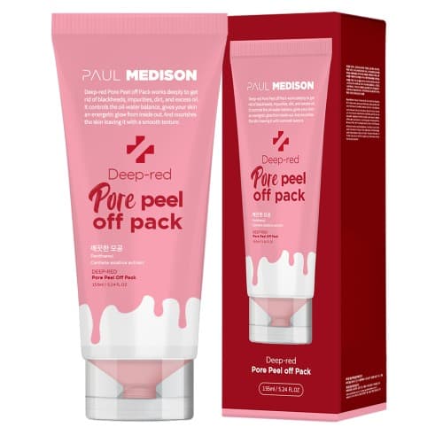 Dip Red teshikchalar plyonka-niqob sebum (moy) qora nuqtalar niqob uchun teshikchalar, 1 dona, 155ml