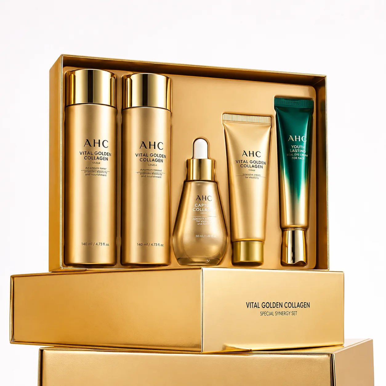 AHC Vital Golden Collagen Skin Care Set